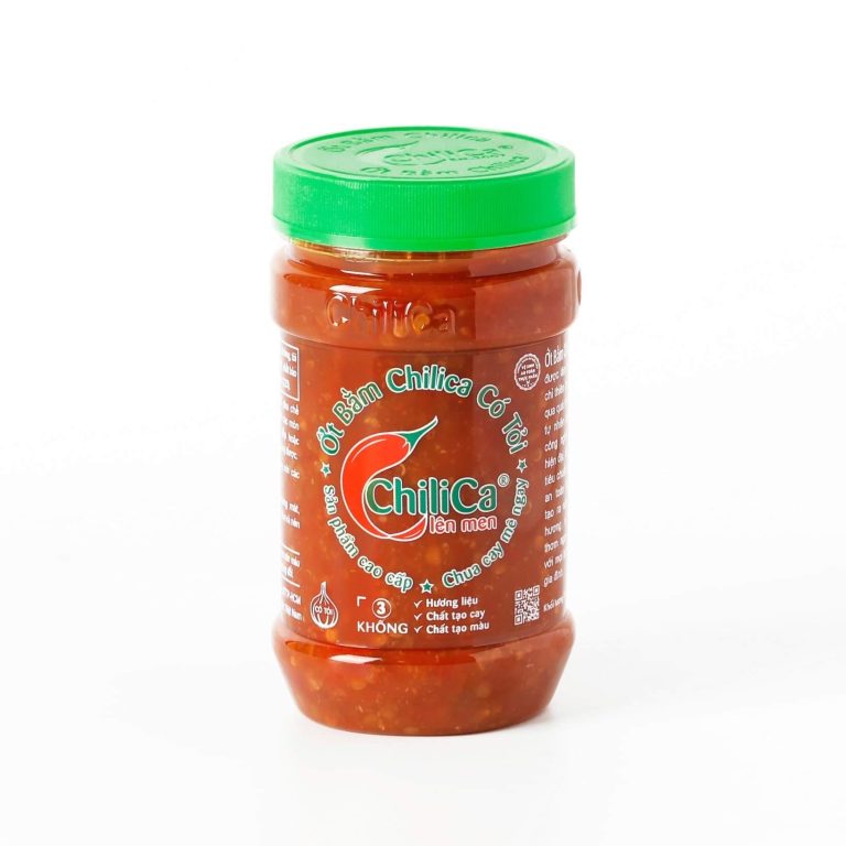 Ớt Bằm Có Tỏi KOJIN Nhãn Hiệu CHILICA 212G
