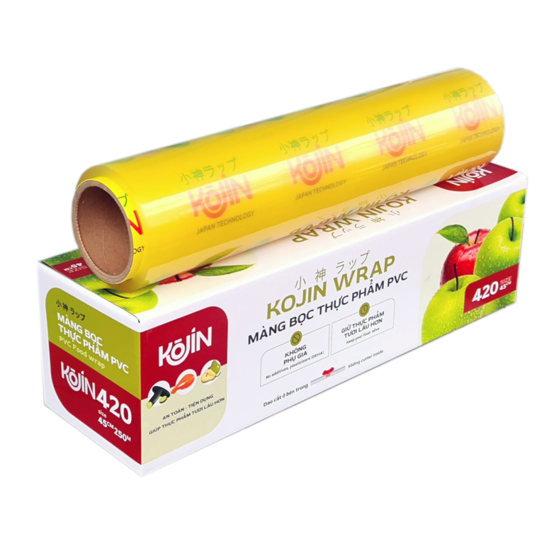 Màng bọc thực phẩm PVC Kojin K420 45cm x 250m
